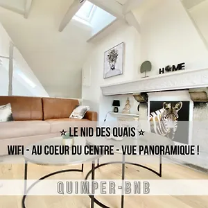 Apartment Le Nid Des Quais - Vue Panoramique Au Coeur De La - Wifi - Entree Autonome Quimper